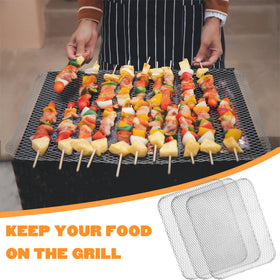 Kingrol toppers prevent small pieces from falling through grill grates