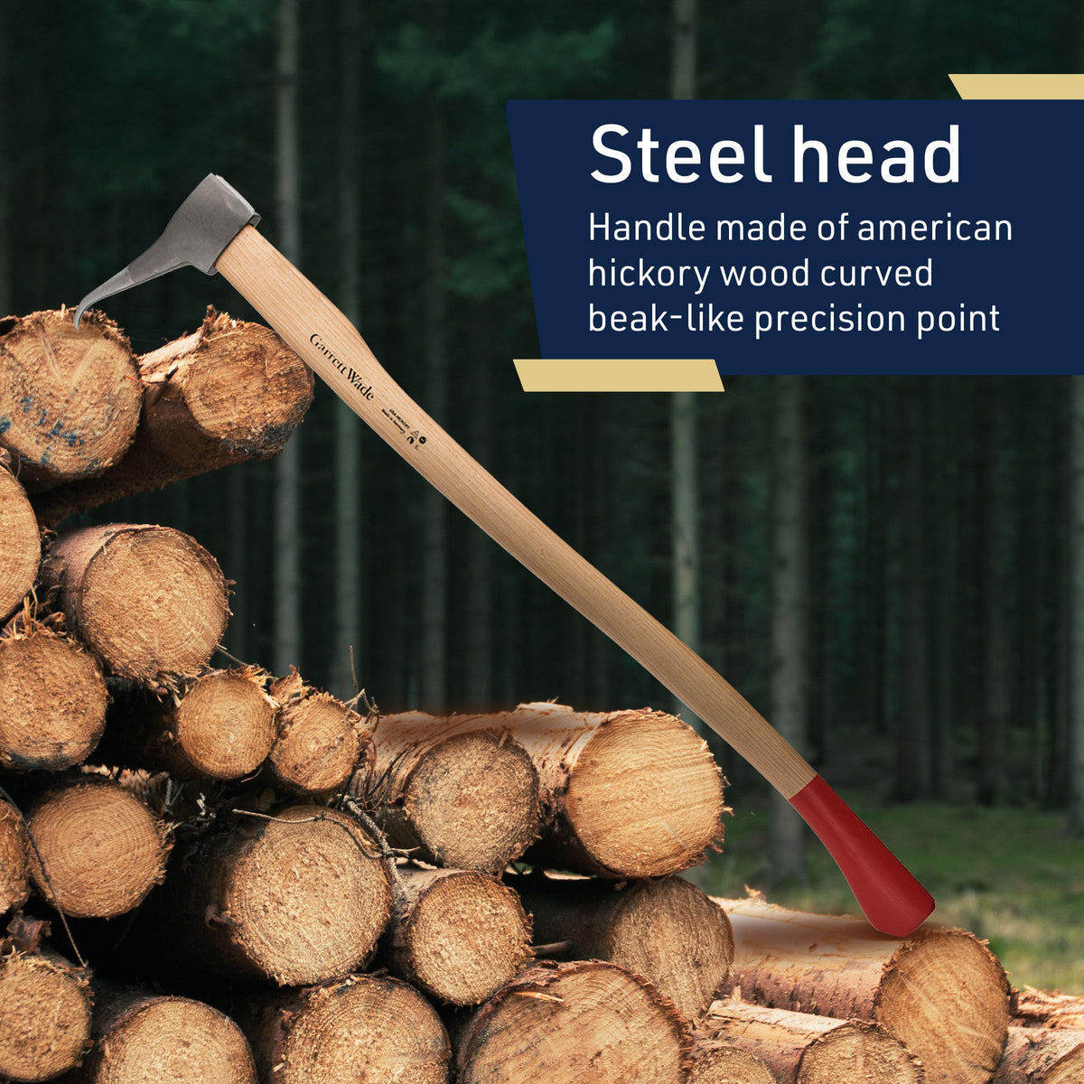 Kings County Tools 31.2 inch handle provides leverage for standing operation