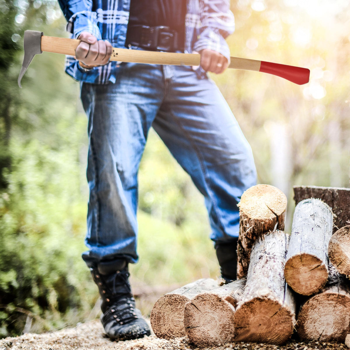 Kings County Tools American hickory wood handle delivers durability and grip