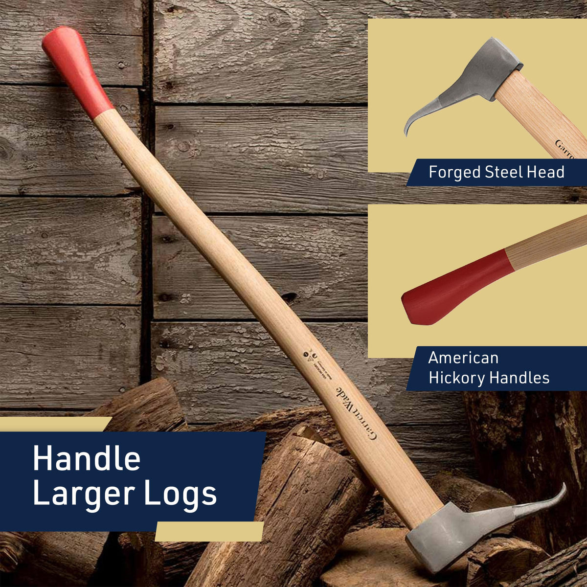 Kings County Tools precision point head aids secure log insertion and repositioning