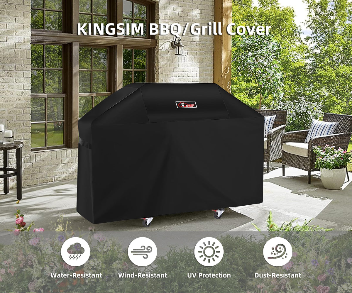 KING SIM wind straps secure a tight fit during windy days