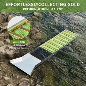 Kingson dual-flow sluice geometry boosts water efficiency and gold capture potential