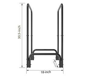 Kingson firewood rack dimensions 18 by 12.5 by 30.5 inches