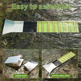 Kingson lightweight design and shoulder strap simplify field setup