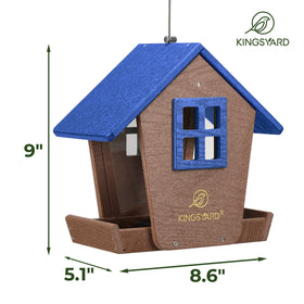 Kingsyard hanging feeder adds rustic charm to garden decor.