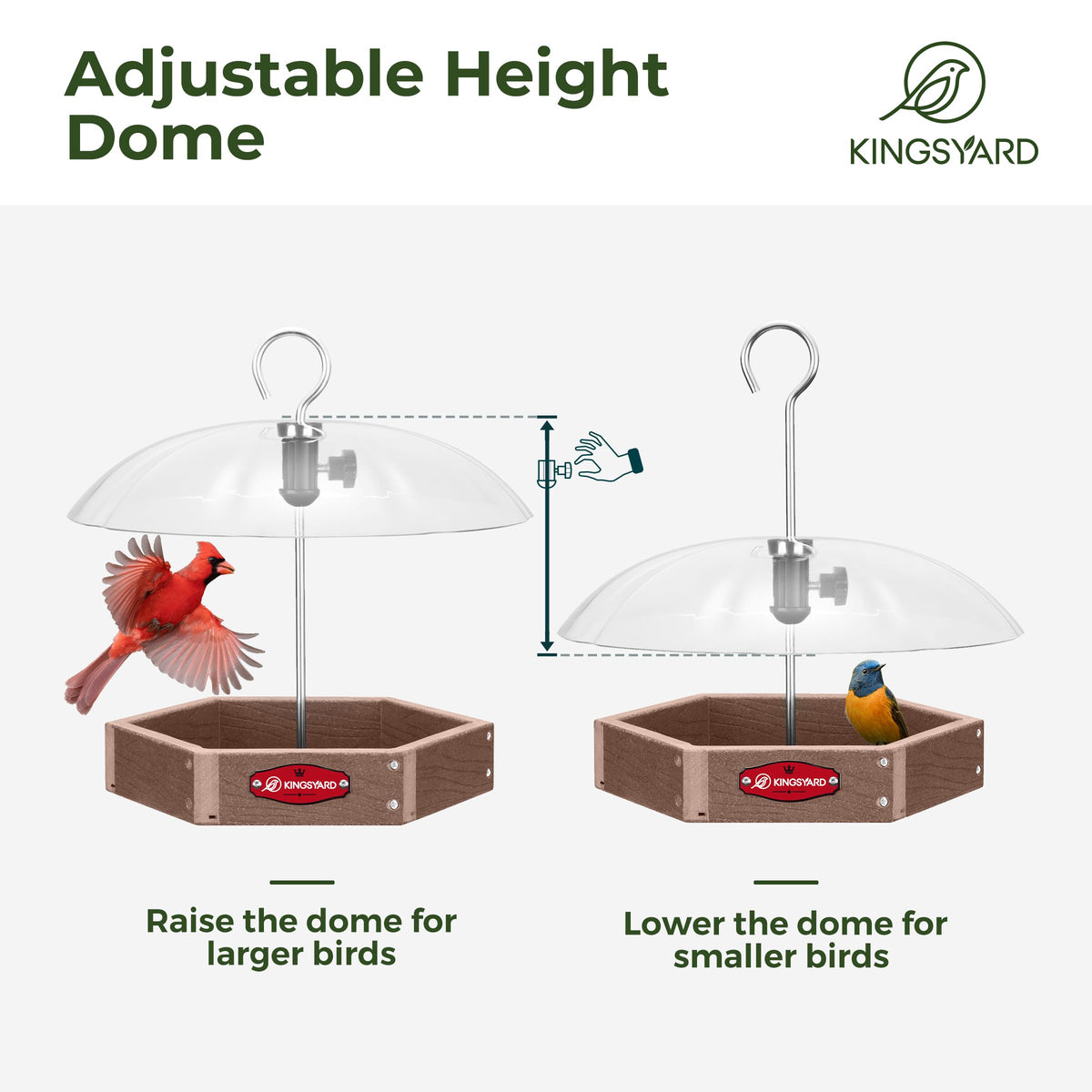 Kingsyard easy-install design with no tools for quick setup