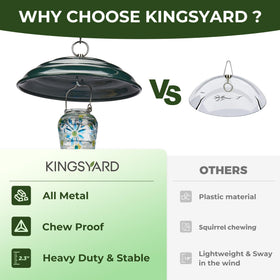Kingsyard easy no-assembly hang keeps setup quick and simple