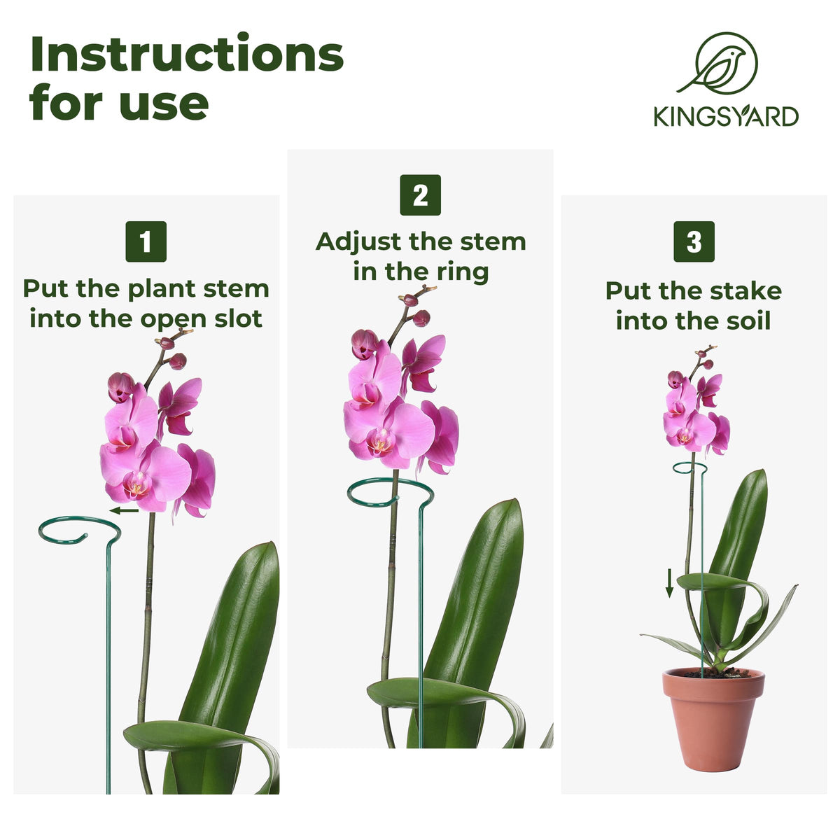 Easy three step installation for quick setup.