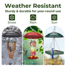 Kingsyard heavy-duty rain guard dome provides year-round protection