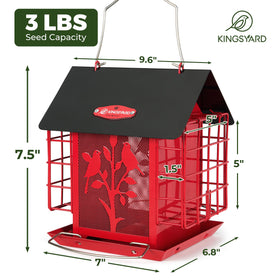 Kingsyard feeder allows easy refilling and thorough cleaning.