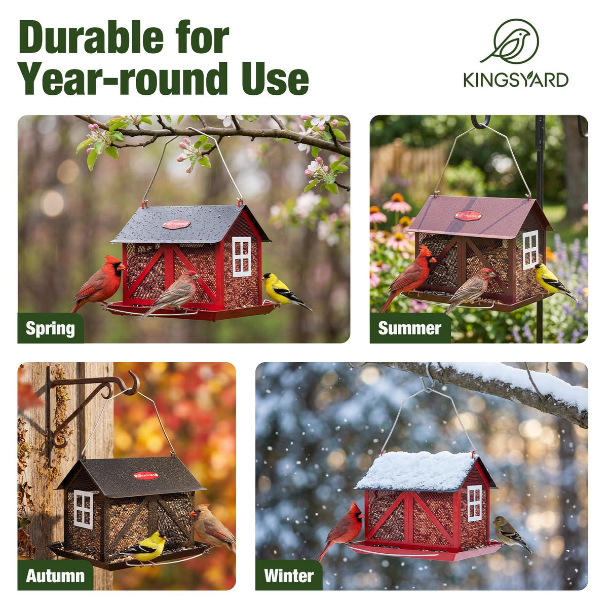 Kingsyard bird feeder makes a thoughtful gift for bird lovers
