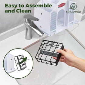 Kingsyard removable suet cages; easy to fill and clean after backyard visits