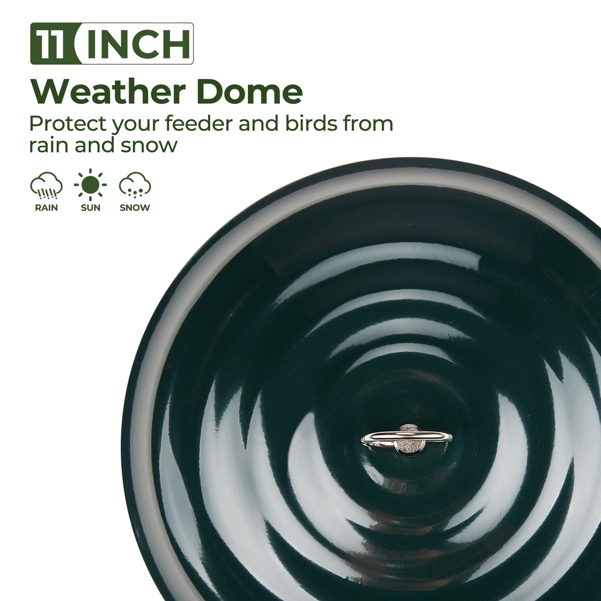 Kingsyard rustproof powder-coated finish resists rust in all seasons for lasting protection