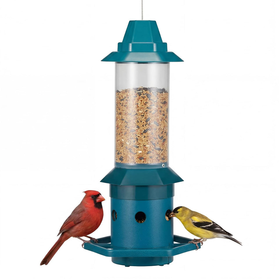 Kingsyard squirrel-proof feeder exterior with weatherproof finish for year-round use.