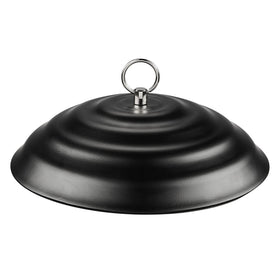 Kingsyard weather dome hanging baffle shields feeder from rain for birds