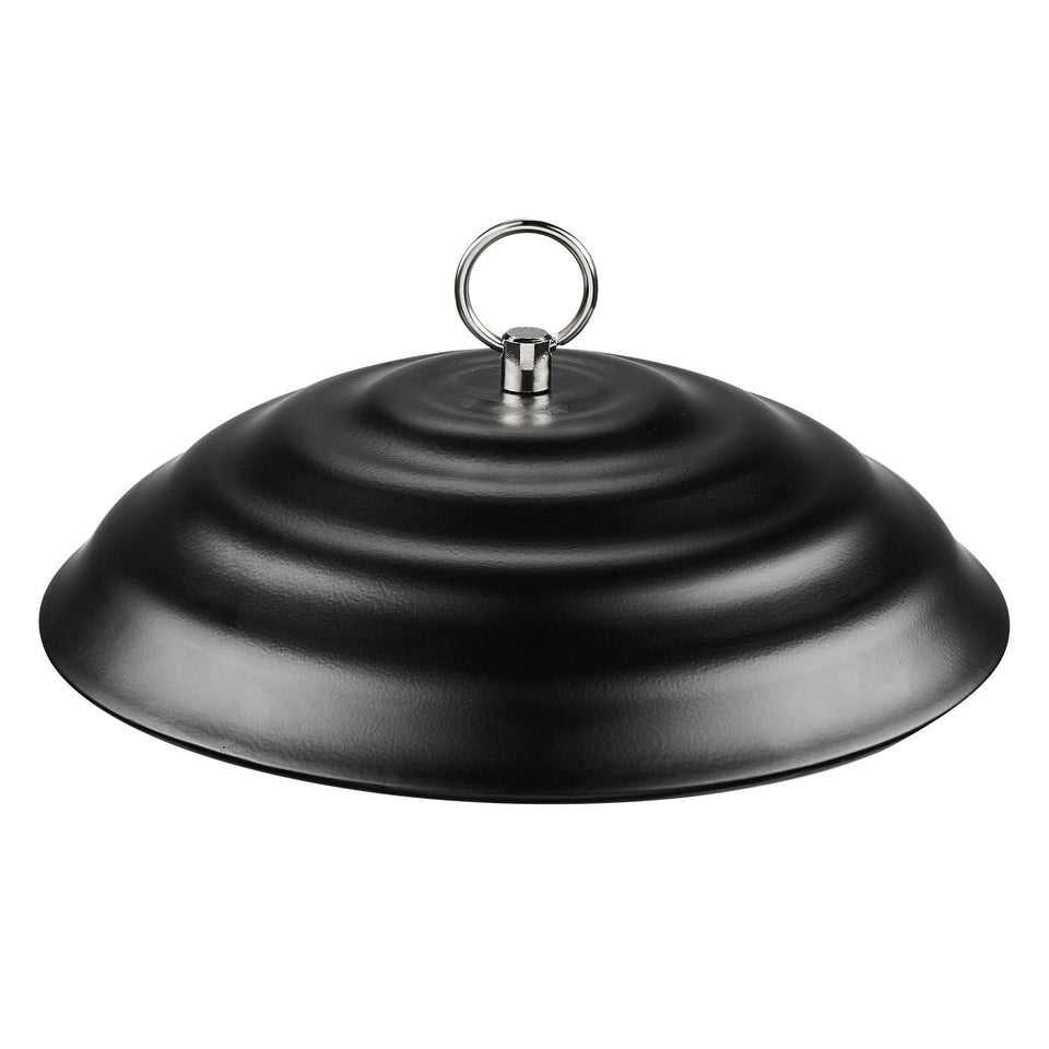 Kingsyard weather dome hanging baffle shields feeder from rain for birds