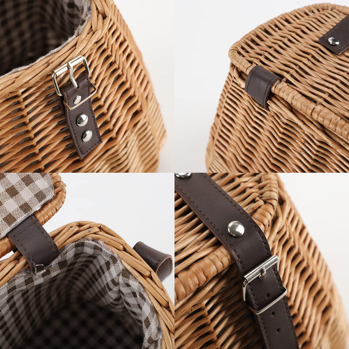 Kingwillow shoulder strap enables hands-free carrying.