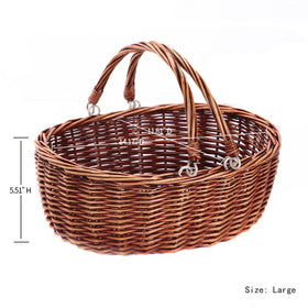 Kingwillow sturdy steam willow weave offers lightweight durability for outings.