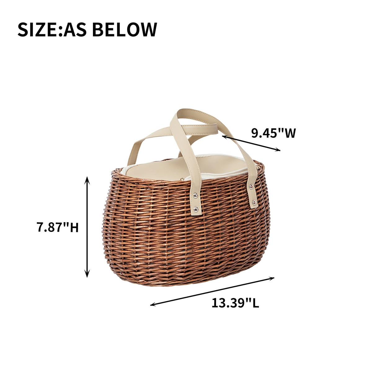 KINGWILLOW insulated basket with lid open, built-in insulation helps keep breads fresh