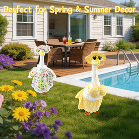 Kinhzrude Halloween outfit adds playful seasonal charm to your lawn goose.