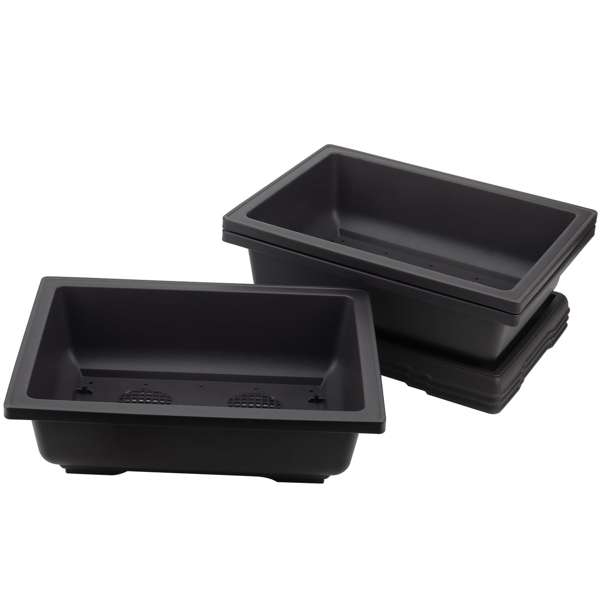 KINJOEK 14x10 inch bonsai pot with tray ample room for growth