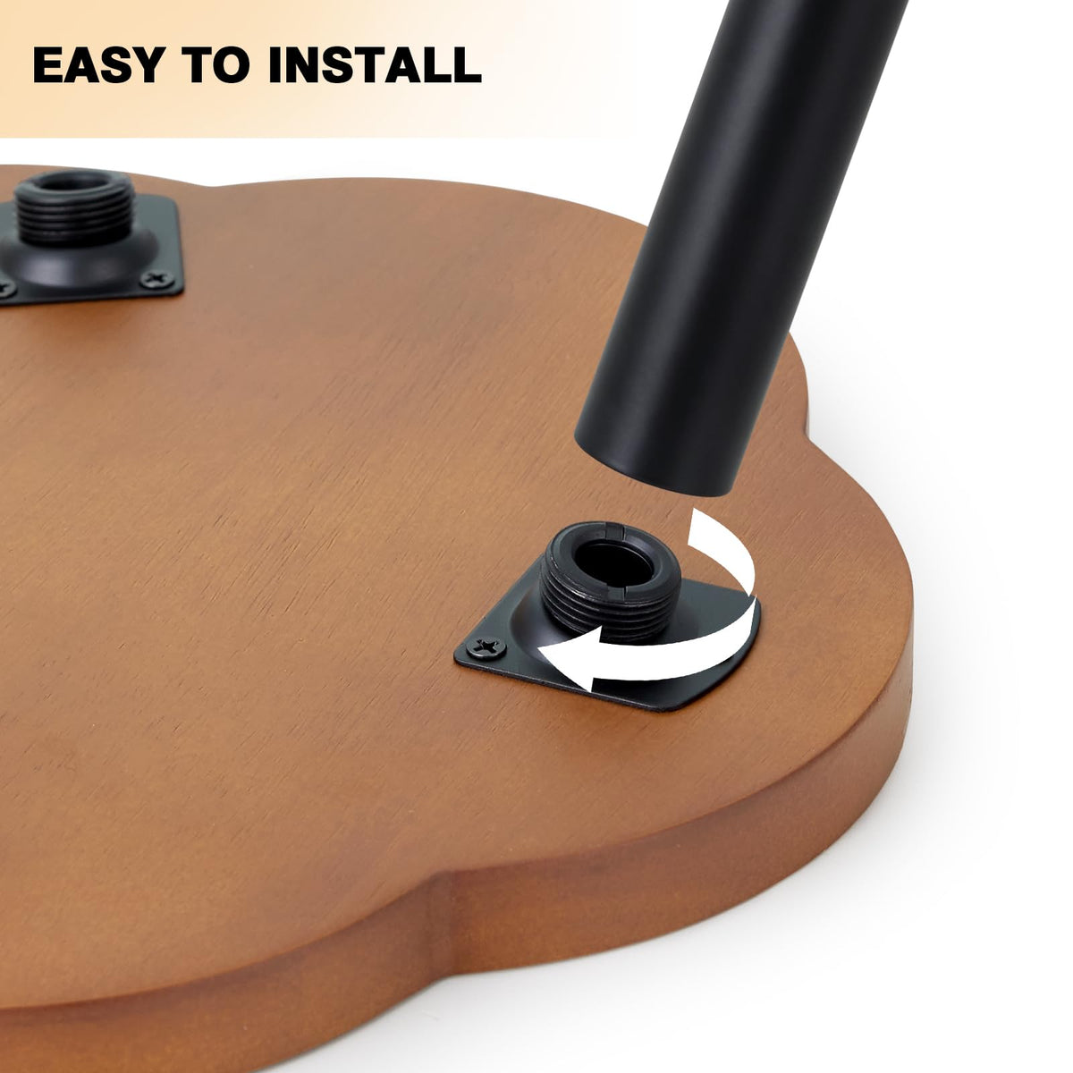 KINNARY end table option blends plant display with practical surface.
