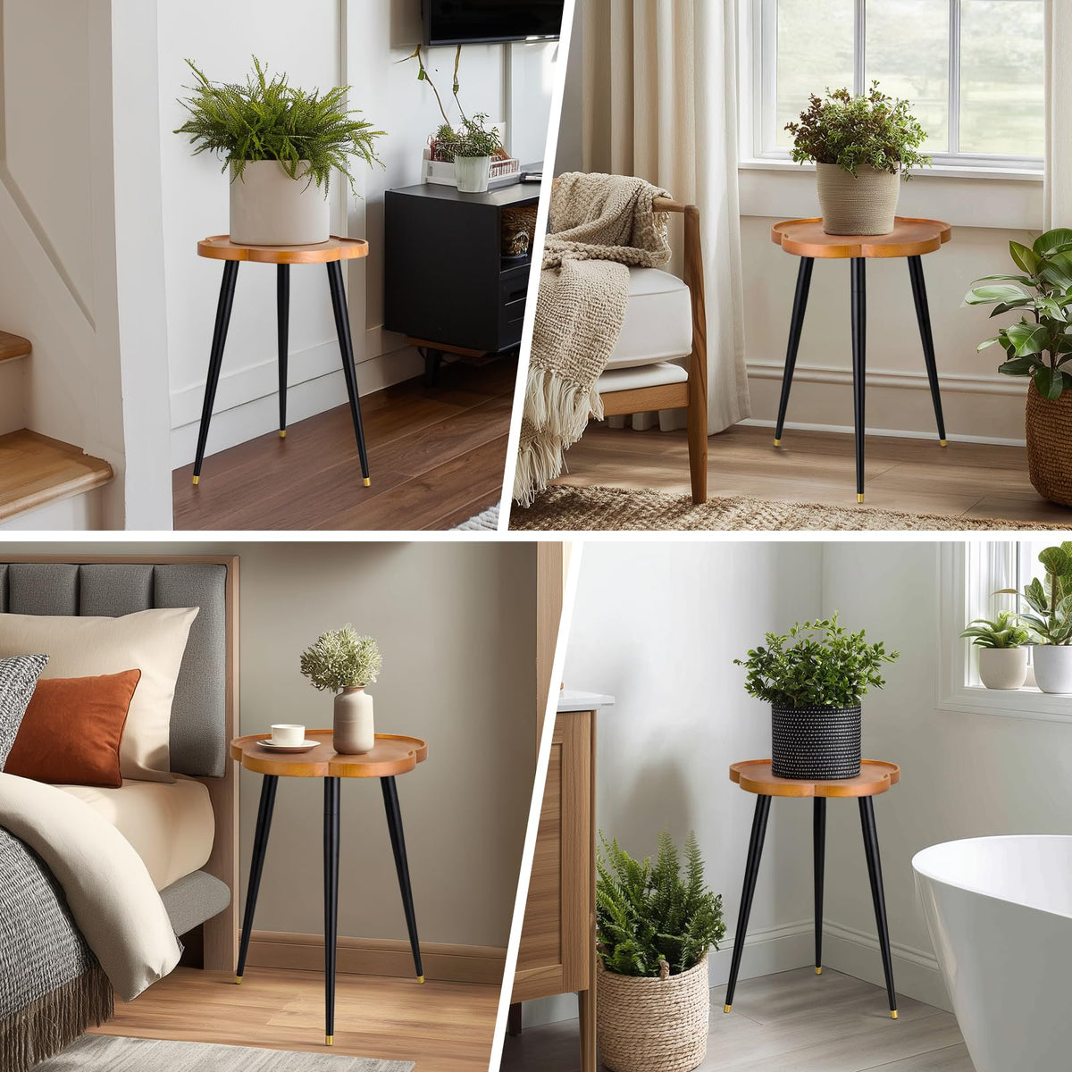 KINNARY fits plant pots with bases under 9.5 inches.