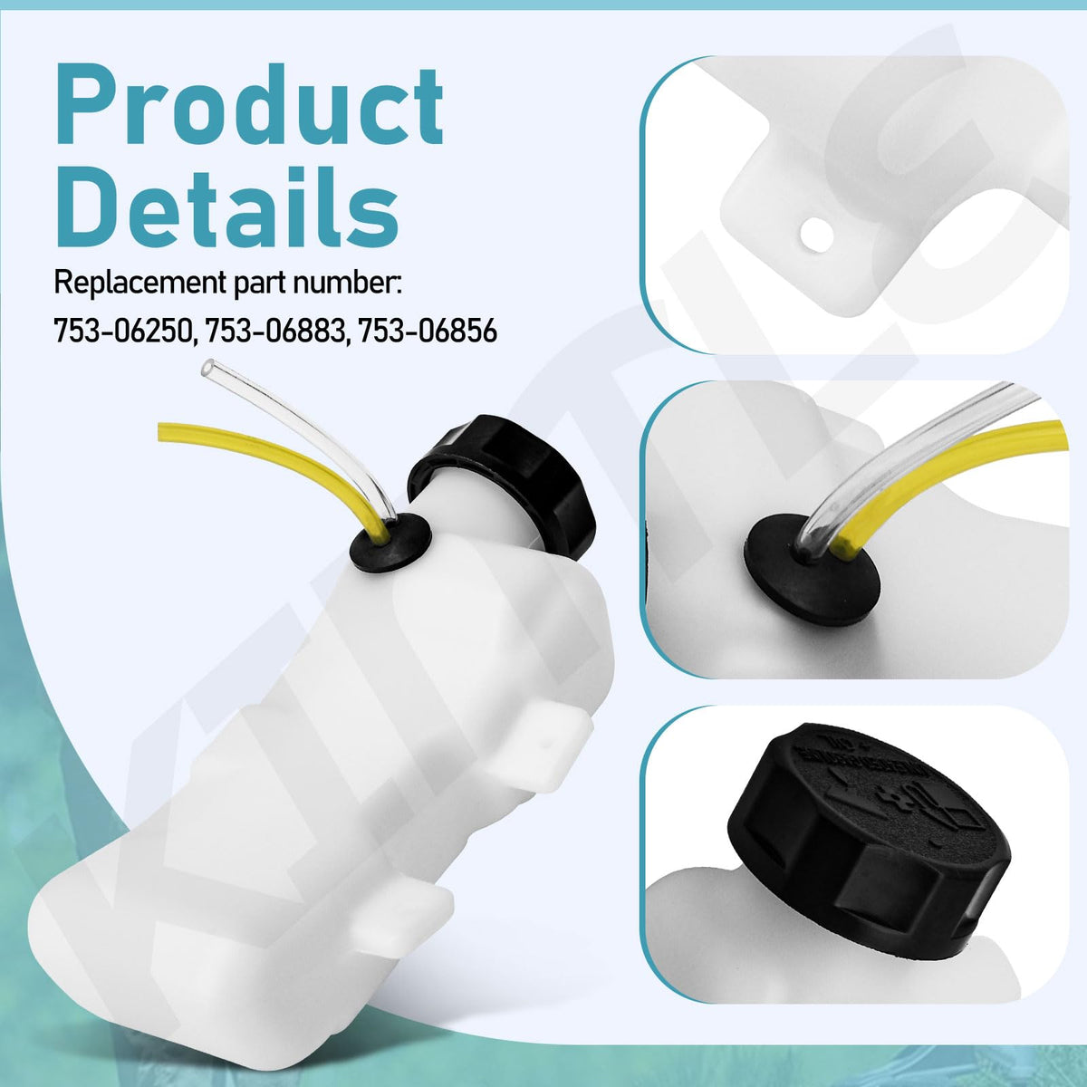 KINTLE fuel tank assembly kit included highlights complete replacement set.