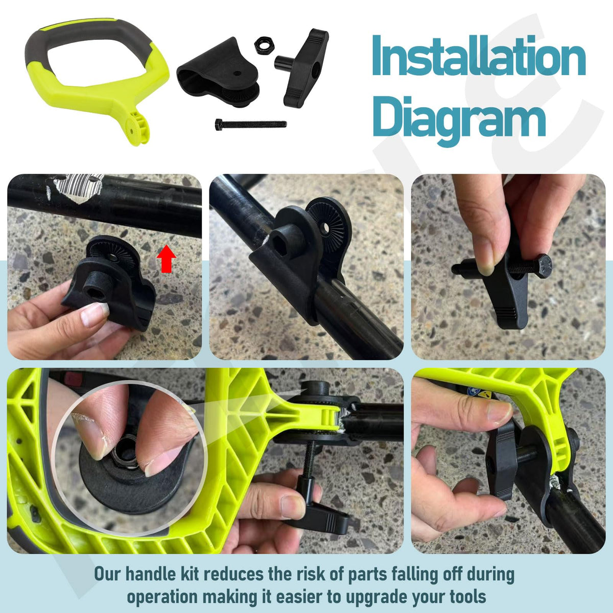 KINTLE compatibility with Ryobi 40001B model enhances stability.