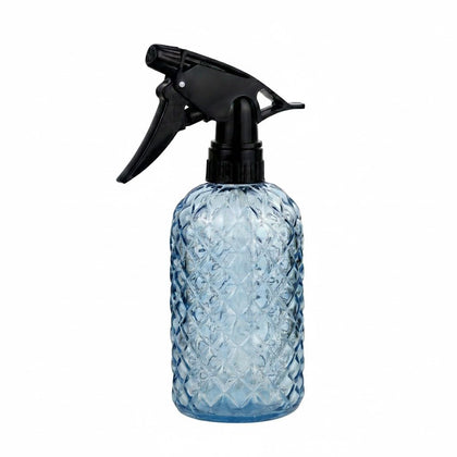 KinzhaoAuroia glass plant mister with embossed diamond pattern for decor