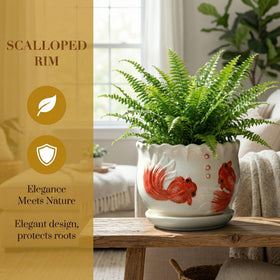 KinzhaoAuroia indoor-outdoor planter is suitable for balconies, desks, and gardens.