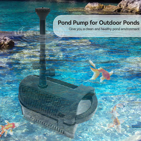 KioGro large outdoor pump suitable for multiple water features.