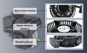 KIOSFOLI pawl and ratchet area shown to support accurate starter travel.