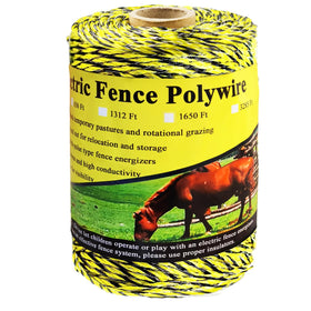 Kiouposy 660 feet polywire coil for portable fencing in the field