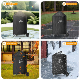 Easy-install and storage bag included with Kipiea cover