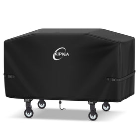 Kipiea griddle cover on Blackstone 36-inch, shielding from rain and sun.
