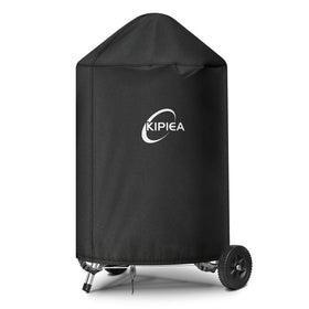 Kipiea grill cover for Weber 22-inch protects against rain and dust