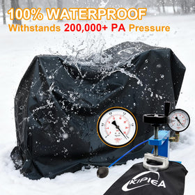 Easy to clean Kipiea snow blower cover with included storage bag for tidy setup