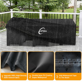 Kipiea tear-resistant 420D fabric resists tears and fading