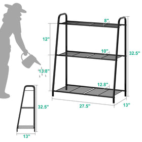 Kiplant Plant Stand space-saving footprint of 0.24㎡ for small spaces