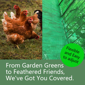 Kipuafar mesh forms secure dog runs and rabbit enclosures with ease.