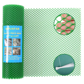 Kipuafar plastic wire mesh fence roll in green as a versatile barrier for poultry and gardens