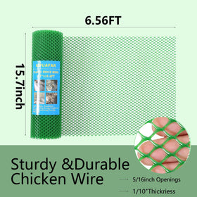 Kipuafar poultry fence net provides safe containment for chickens outdoors