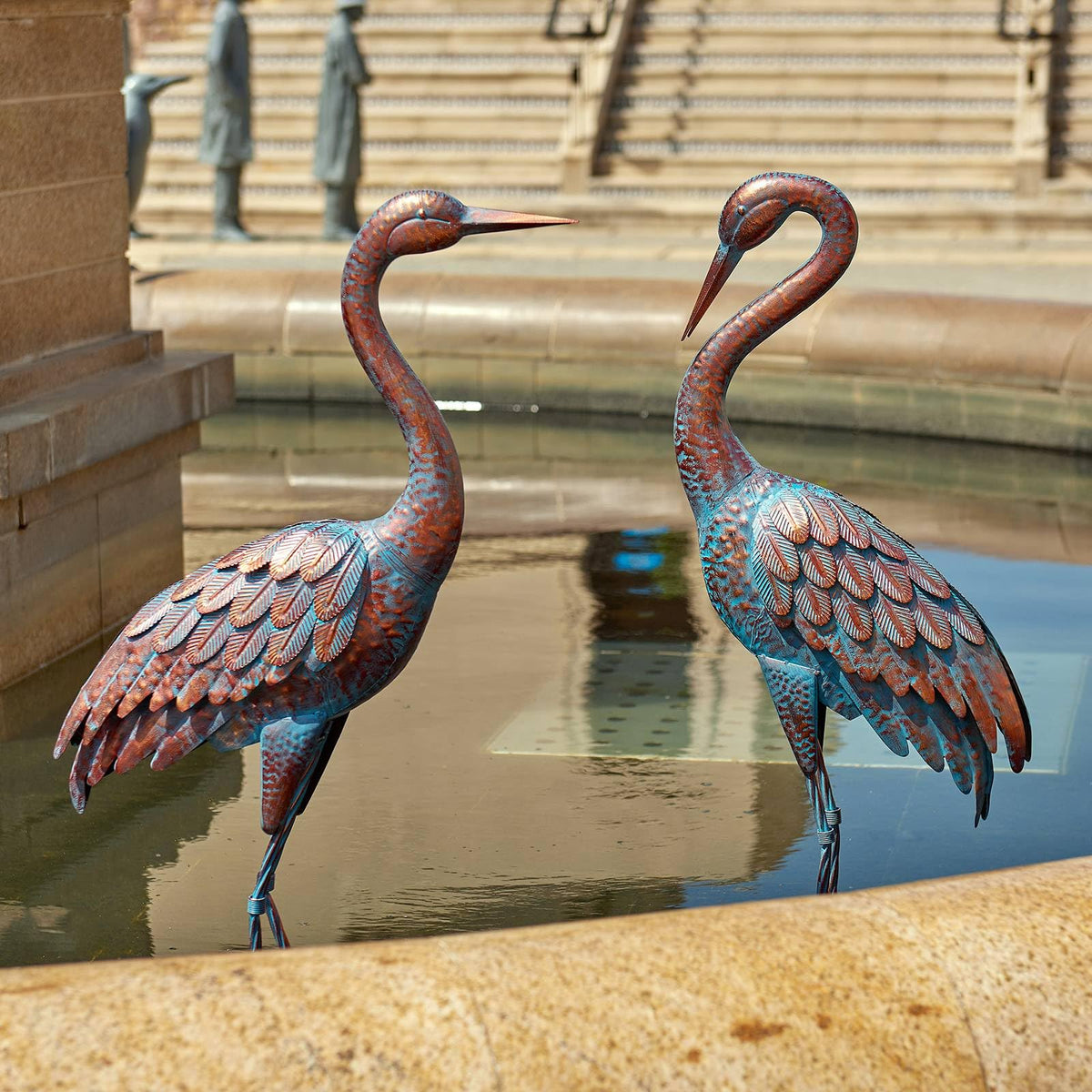 Kircust two-piece crane set ideal as a thoughtful housewarming gift.