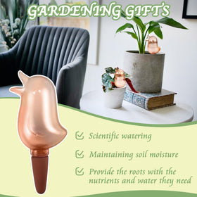 KIROYAL bird-design watering device adds decorative value while caring for plants