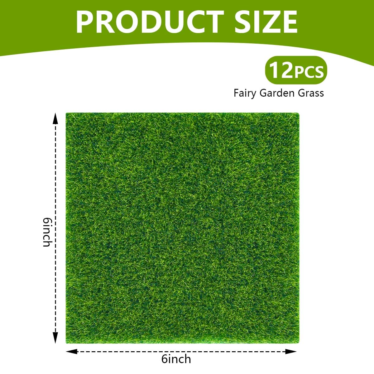 KISEER artificial grass for dollhouse scene, durable for indoor displays.