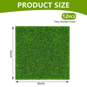 KISEER artificial grass for dollhouse scene, durable for indoor displays.