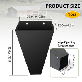 Kisotay flat back funnel cone on a worktable provides stable processing setup