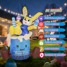 KISSUNY waterproof outdoor Easter decor ready for spring weather