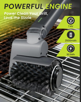 KISUFU bristle-free roller for safe, thorough grill cleaning